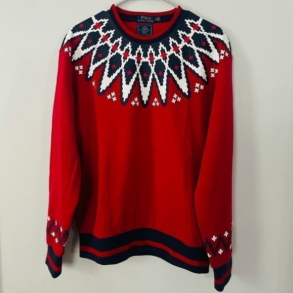 Polo by Ralph Lauren men’s Olympic crewneck sweater size medium - Picture 1 of 7